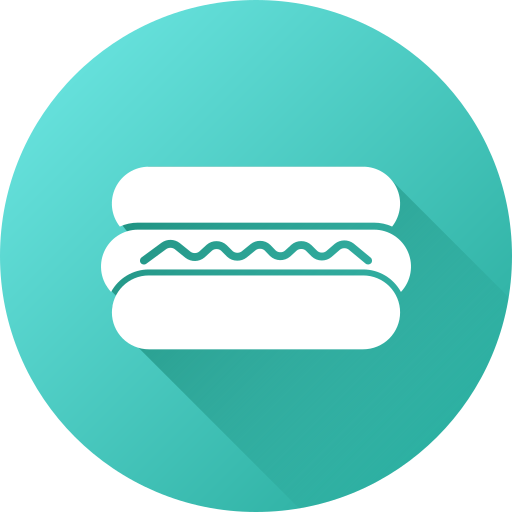 hot dog Generic gradient fill icono