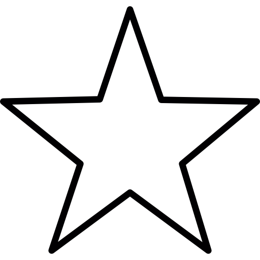 5-punktowa gwiazda  ikona