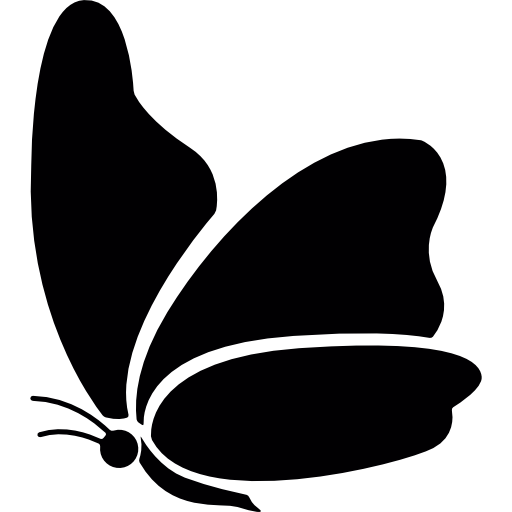 farfalla dalle grandi ali  icona