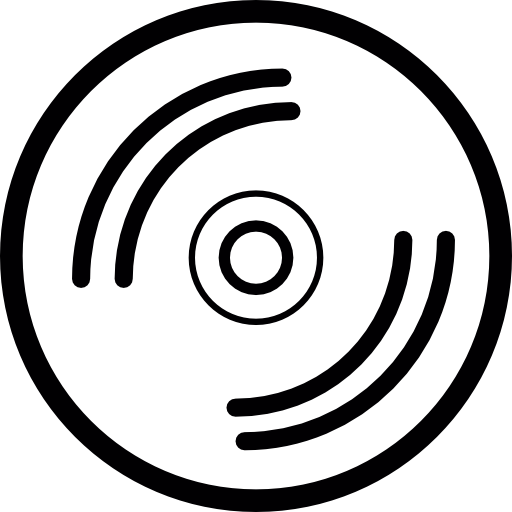 compact disk  icona