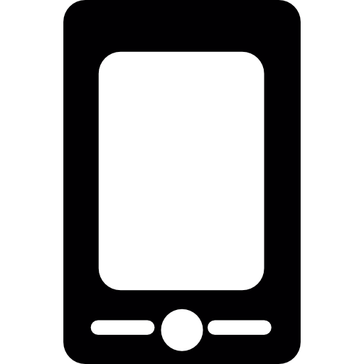 smartphone uit  icoon