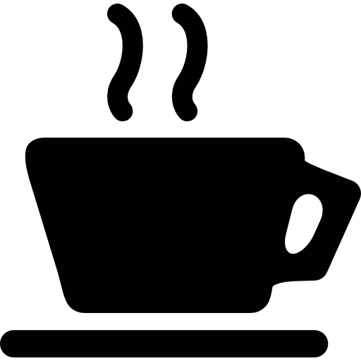 xícara de café quente  Ícone
