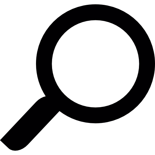 Magnifying glass search  icon