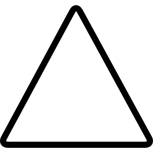 gelijkzijdige driehoek  icoon