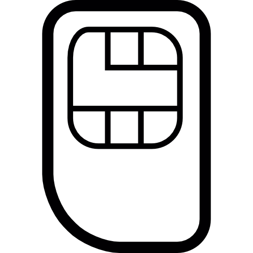 carta mobile  icona