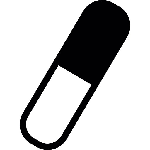 große pille Basic Straight Filled icon