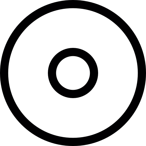doppio cerchio  icona