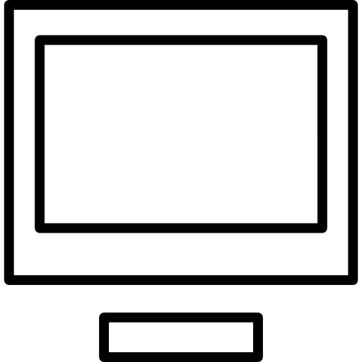 monitor de computadora  icono