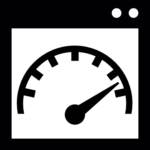 velocidad de página Basic Straight Filled icono