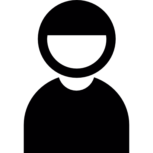 avatar Basic Straight Filled icono