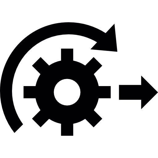 sviluppo e progresso Basic Straight Filled icona