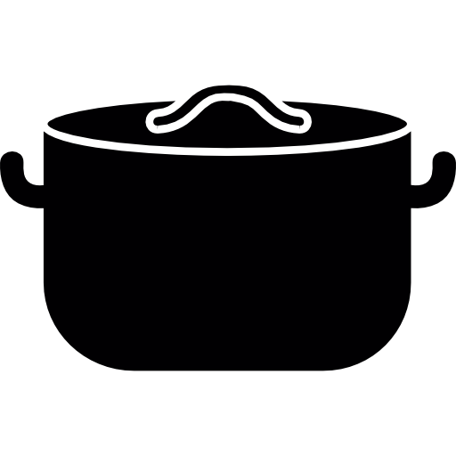 Pot with handles  icon