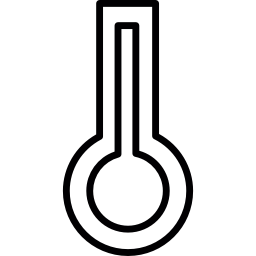 Empty Thermometer  icon