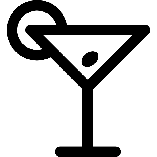 カクテル Curved Lineal icon