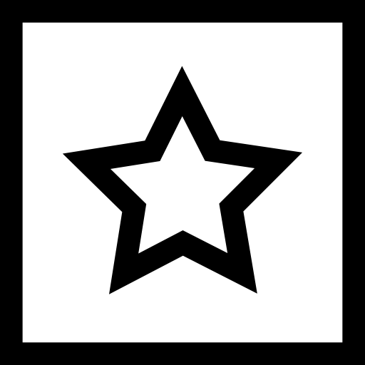 Star Basic Straight Lineal icon