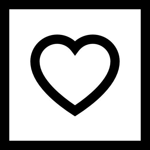 corazón Basic Straight Lineal icono