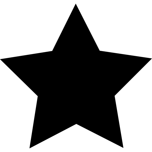 gwiazda Basic Straight Lineal ikona