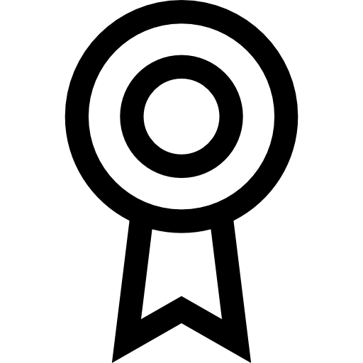 medal Basic Straight Lineal ikona