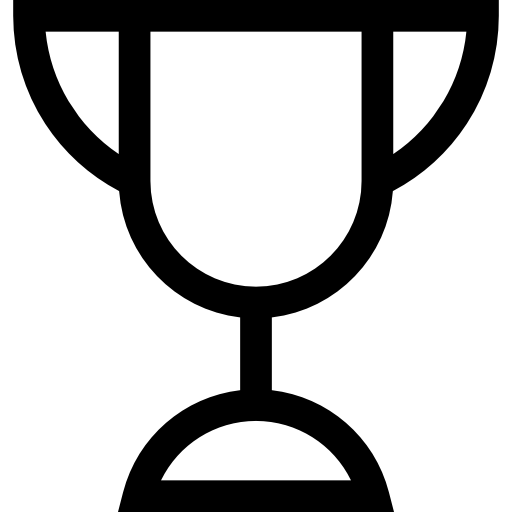 trofeo Basic Straight Lineal icono