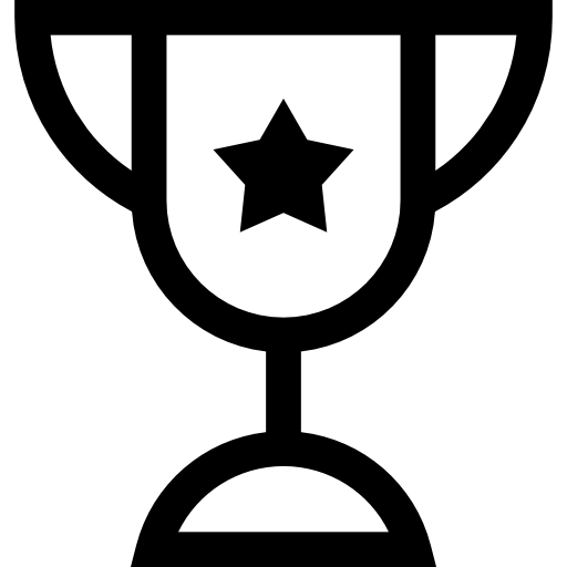 Trophy Basic Straight Lineal icon