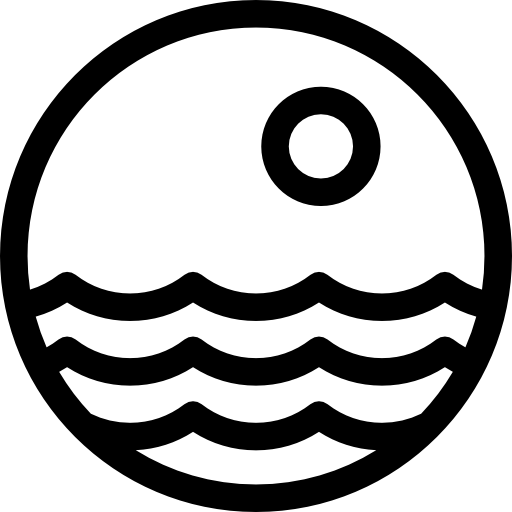 mar Basic Rounded Lineal icono