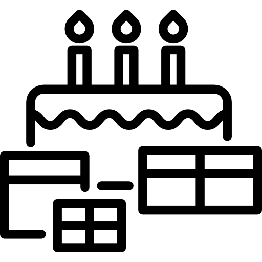 verjaardag Special Lineal icoon