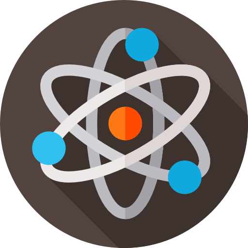 atom Flat Circular Flat icon