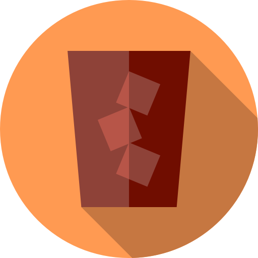 eiskaffee Flat Circular Flat icon