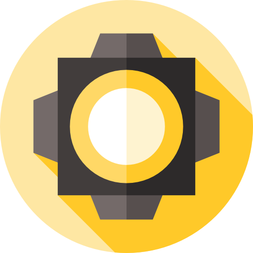 スポットライト Flat Circular Flat icon