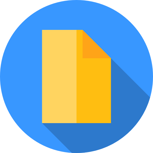 ファイル Flat Circular Flat icon