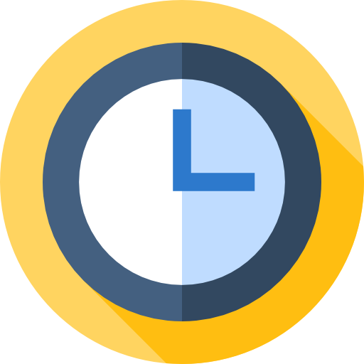 Часы Flat Circular Flat иконка