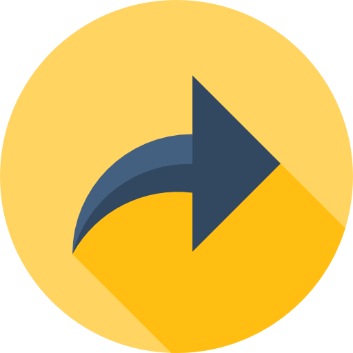 공유 Flat Circular Flat icon