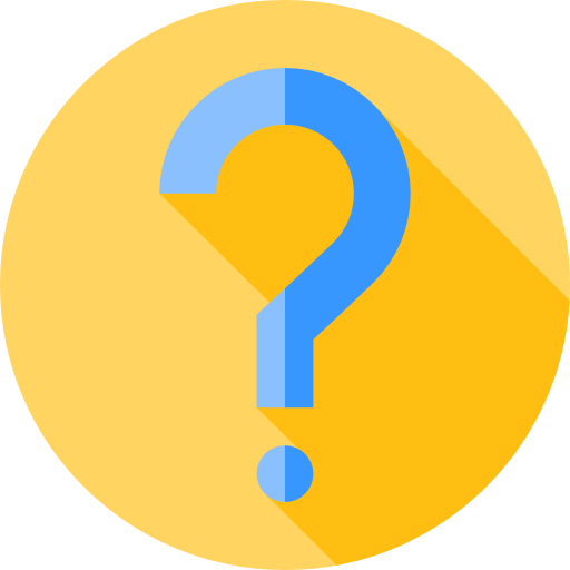 Question Flat Circular Flat icon