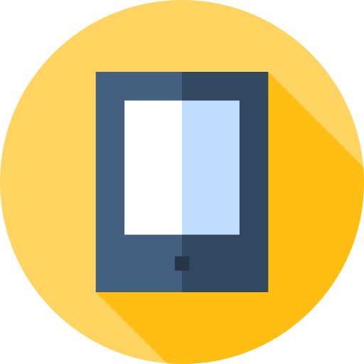 tablet Flat Circular Flat ikona