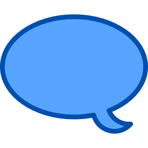 Chat bubble xnimrodx Blue icon