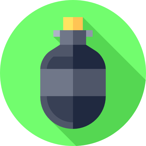 Grenade Flat Circular Flat icon