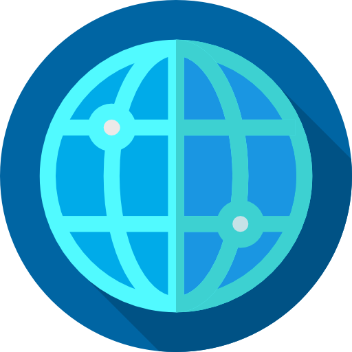 World Flat Circular Flat icon