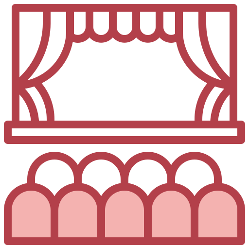 theater Generic color lineal-color icon