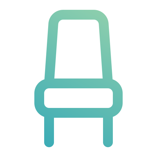 krzesło Generic gradient outline ikona