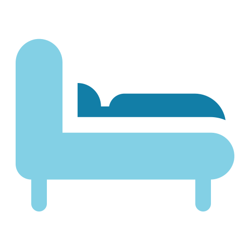Łóżko Generic color fill ikona