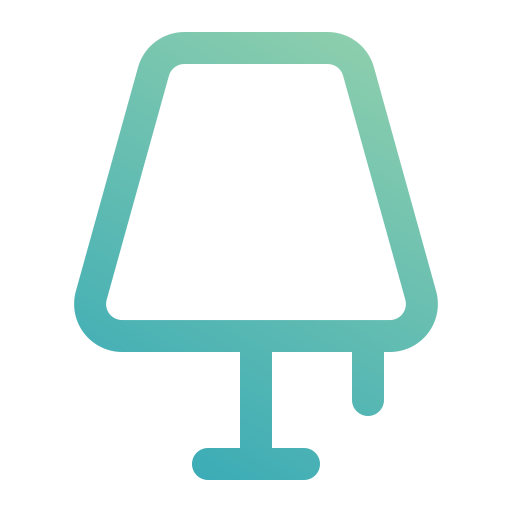 Desk lamp Generic gradient outline icon