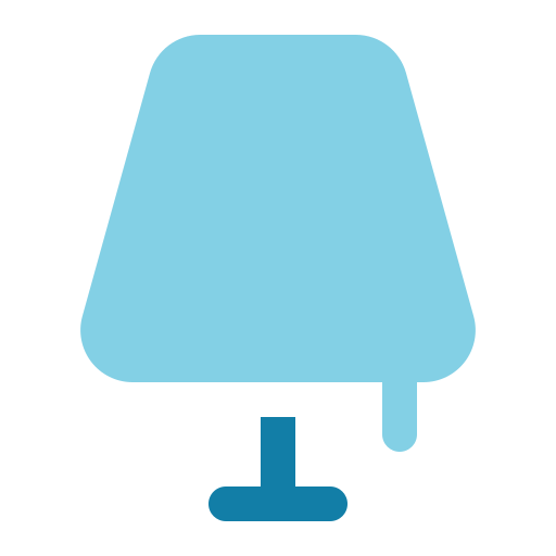 bureaulamp Generic color fill icoon