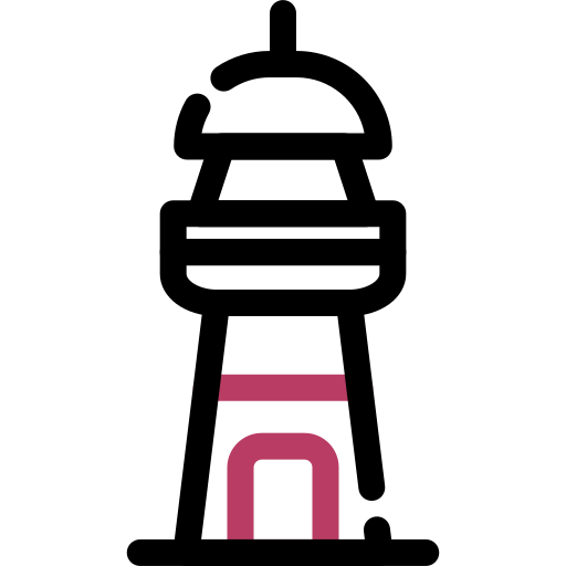 灯台 Generic color outline icon