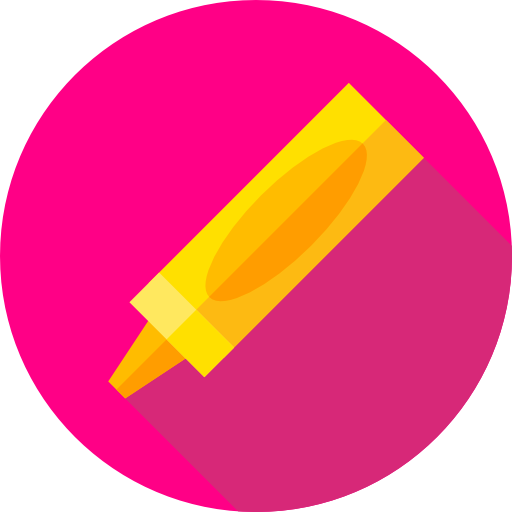 crayola Flat Circular Flat icon