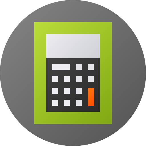 calculadora Flat Circular Gradient icono