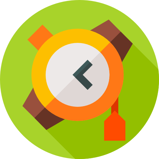 armbanduhr Flat Circular Flat icon