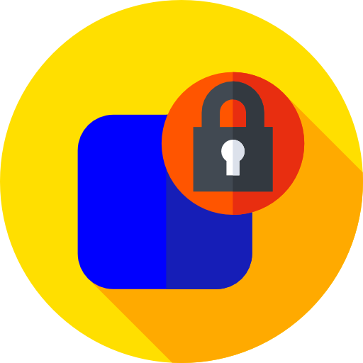 Locked Flat Circular Flat icon