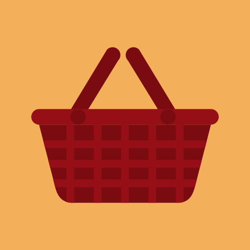 cesta de la compra Berkahicon Flat icono
