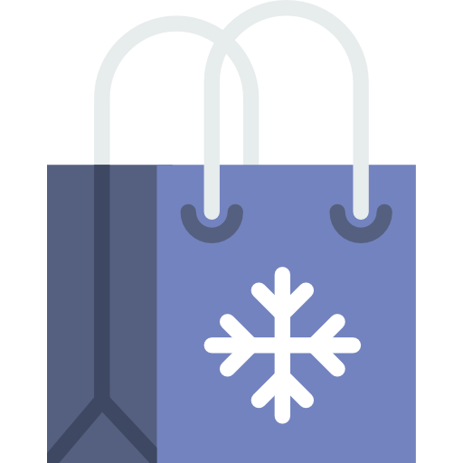 Christmas bag prettycons Flat icon