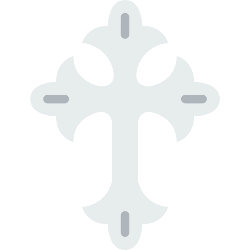 Celtic cross prettycons Flat icon